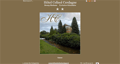 Desktop Screenshot of hotelcelisolcerdagne.fr